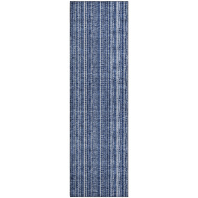Premium Machine Washable Prisco Denim Rug
