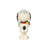 Peanuts by Jim Shore Mini Snoopy with Flowers Figurine 3in H