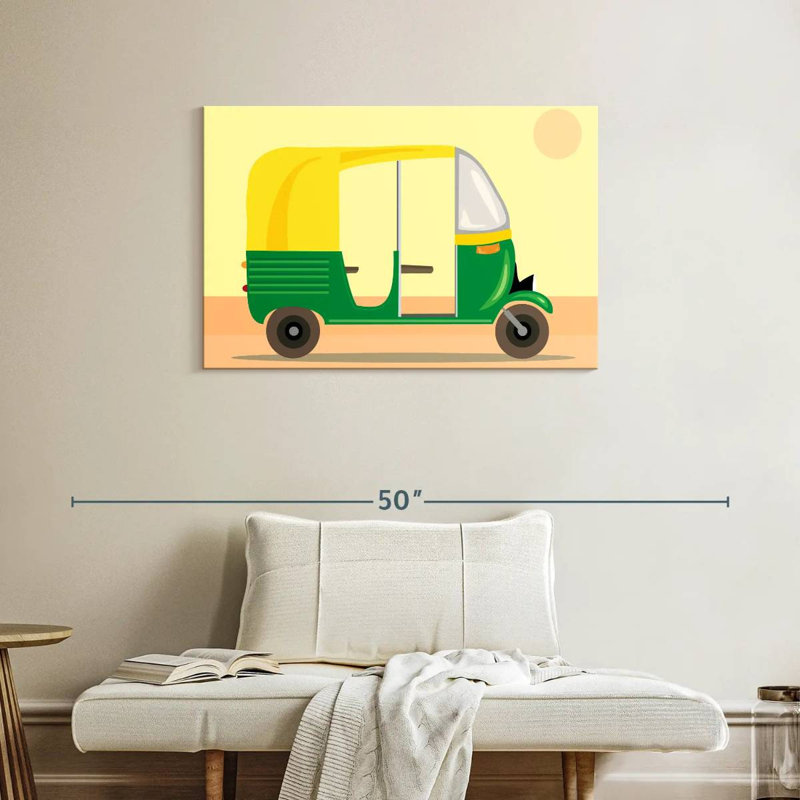 Mehar Motor Rickshaw, 24" H x 36" W