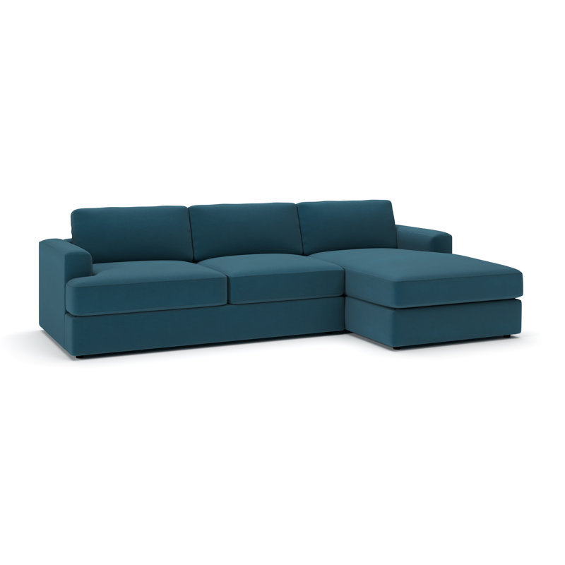 Cayden Sectional, Bayou Midnight Canvas, Right Hand Facing