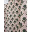 Rideau à panneau plat en lin de couleur rose clair et gris à motif floral imprimé à la main pour le salon et la chambre à coucher, rideaux et rideaux en lin Boho Farmhouse-1432804041