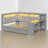Full Upholstered Daybed With Desk, Charging Station And Storage-1973555013