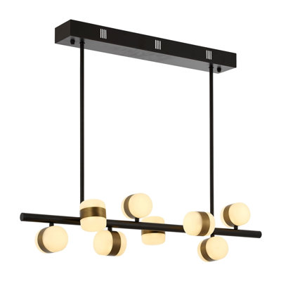 8 - Light Black LED Kitchen Island Pendant