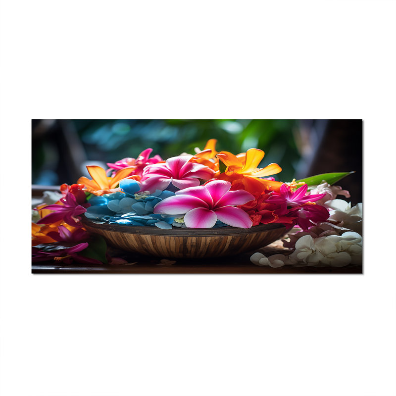Hawaï Aloha Spirit - Hawaii, art mural, Toile tendue, H 28 po x l 60 po x P 1,5 po