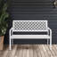 Banc de jardin en acier Roselynne-1986976833