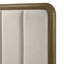 Grand lit tapissier Tully Nutmeg