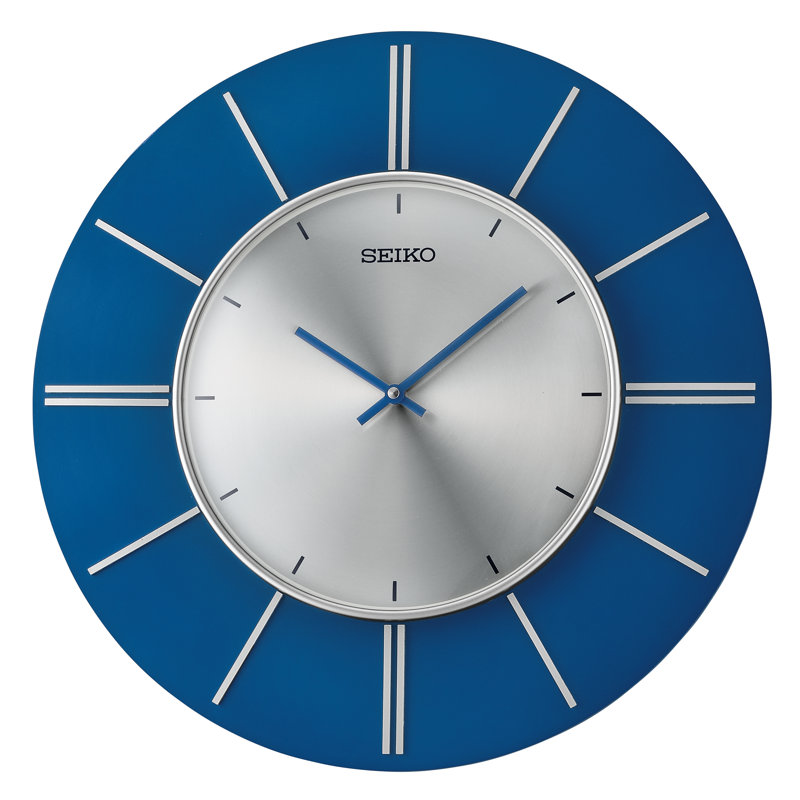 QXA800LLH Wall Clock, Blue