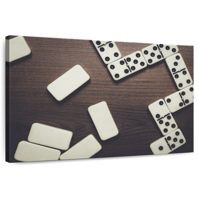 Senne pièces de domino, H 8 po x l 12 po