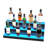 VEVOR LED Lighted Liquor Bottle Display Bar Shelf RF & App Control 30" 3-Step-93200043