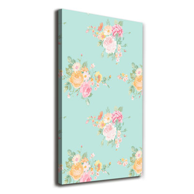 Flowers - Wrapped Canvas Print