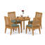 Caranas Outdoor 5 - Piece Teak Dining Set