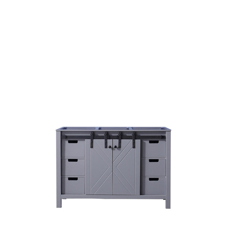 Meuble-lavabo gris foncé 48 po X P 22 po D, Gris foncé