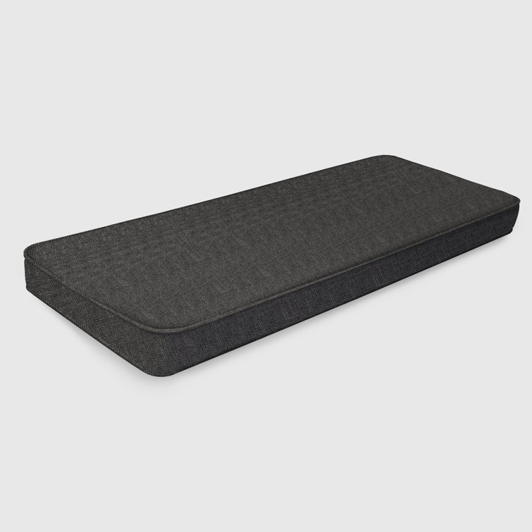 Coussin de banc de siège de qualité supérieure de 3 po personnalisable pour une utilisation intérieure / extérieure