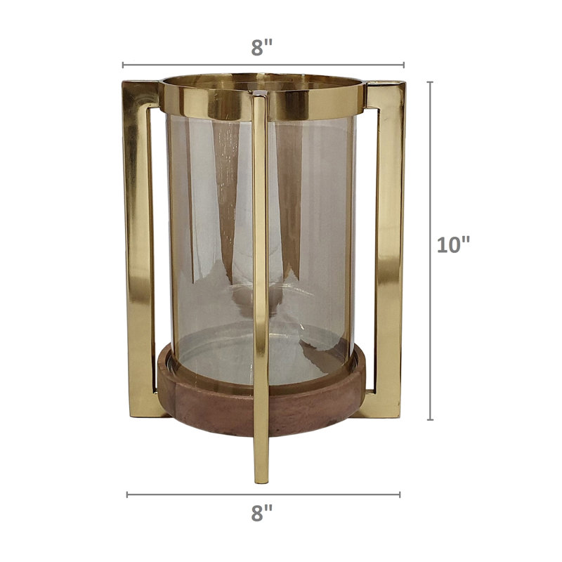 Tabletop Hurricane, 10" H x 8" W x 8" D