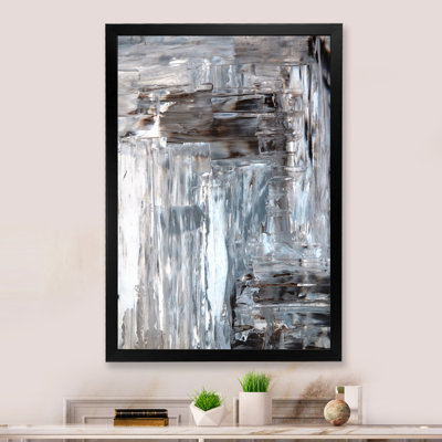 Art moderne gris et bleu II 2FDP47797
