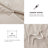 Complete 7 Piece Polyester Full Bedding Sets, Modern Neutral Home