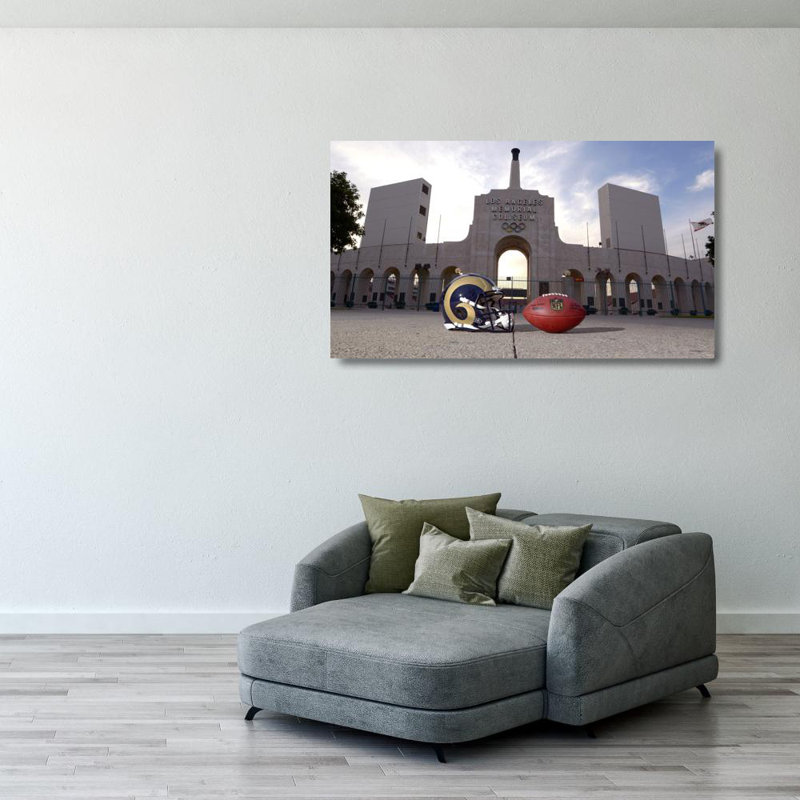 Los Angeles Memorial Coliseum, H 23 po x l 40 po