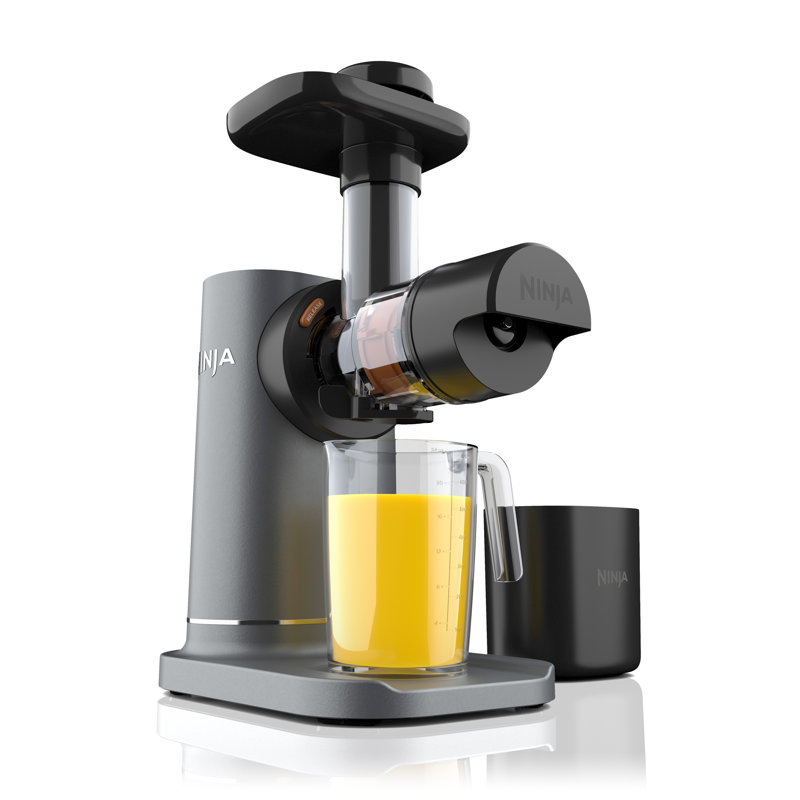 Extracteur de jus à pressage à froid Ninja, extracteur de jus puissant et compact NeverClog