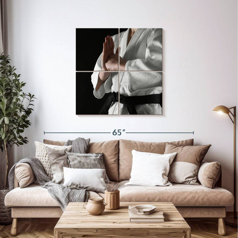 Sireci Karate Salute, 38" H x 38" W