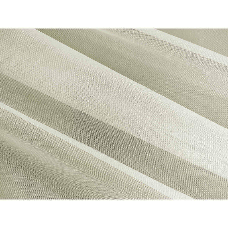 Wymore Sheer Slot Top Curtain Panel, Cream, 200 x 122 cm
