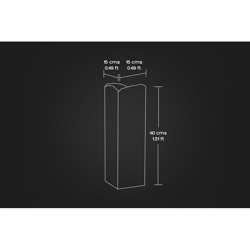 Lampe de table cubique 15,748 po Honey