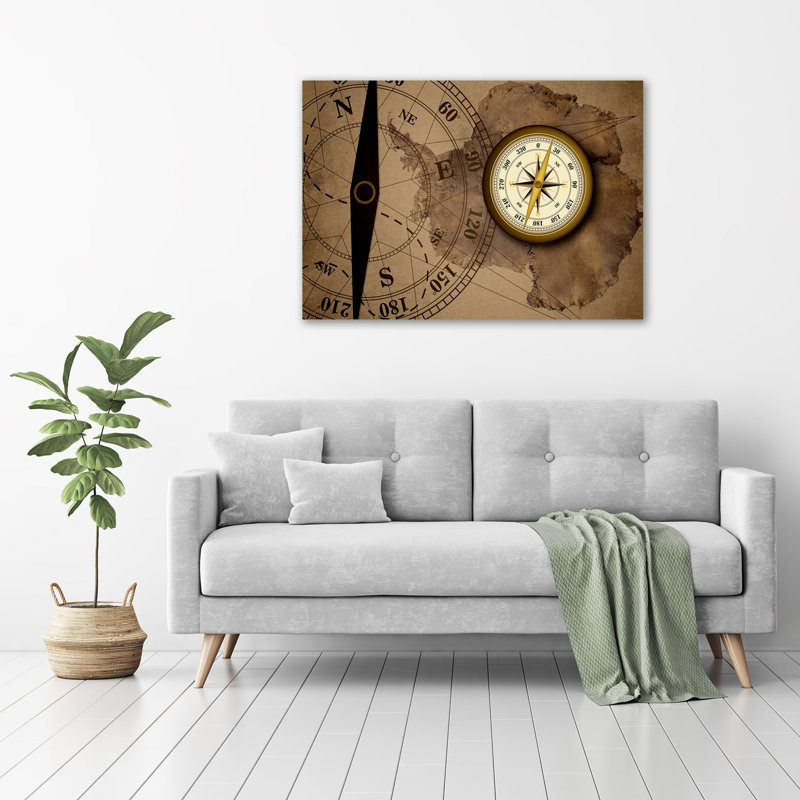 Compass - Wrapped Canvas Print