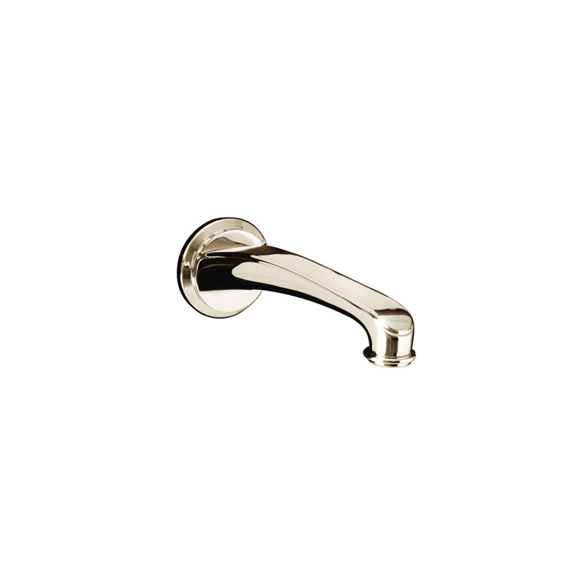 Manhattan Wall Mounted Tub Spout Trim, Polished Nickel