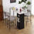 Modern Curved Back Upholstered Counter Stool-266403269