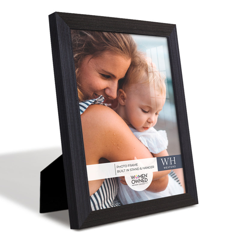 Wood Picture Frame - Set of 6, Ebony, 8" x 10"