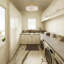 Lustre moderne semi-encastré en verre 20 po-586485698-586485697