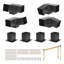 VEVOR Black Steel Hardware
