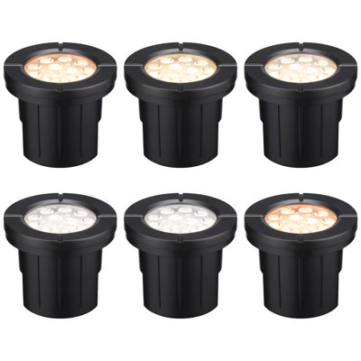 Lumière de puits à DEL basse tension câblée et creusée, 5 W, 1800 W / 2 700 K / 3 000 K / 5 000 K au choix