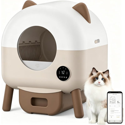 Plastic Self-Cleaning Litter Box