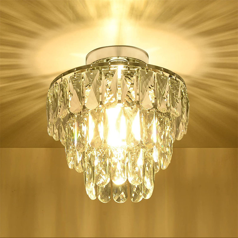 Plafonnier moderne en cristal