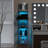 5-Tier Floating Wall Shelf with Bulit-in RGB Lights-653135032