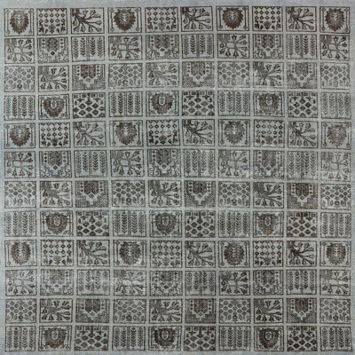 Tapis gris Staki