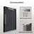 Lunara 1.18'' Thick Bathroom Vanity Mirror with Black Frame – Decorative Modern Accent Wall Mirror, Easy Installation-93819304