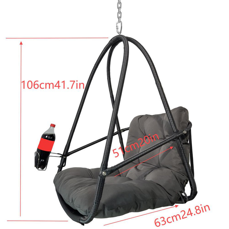 Balançoire avec chaise en forme d'œuf