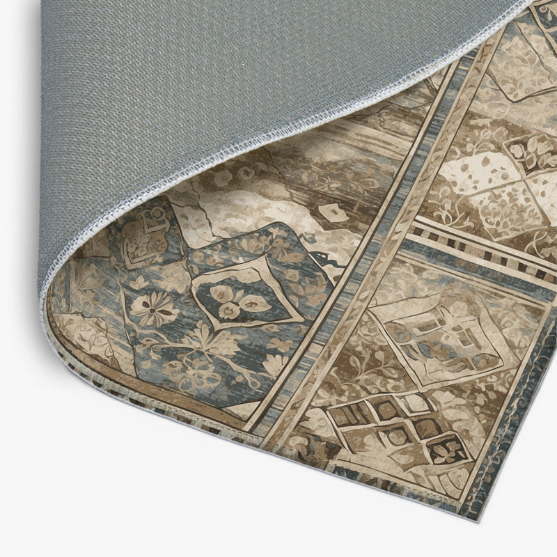 Tapis intérieur et extérieur Rustic Charm, Rectangle 1 pi 6 po x 2 pi 6 po