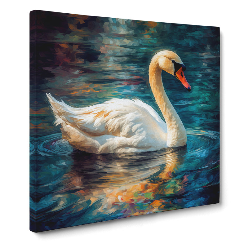 Modern Wall Art - Wrapped Canvas - Framed Print, 35cm H x 35cm W x 3cm D