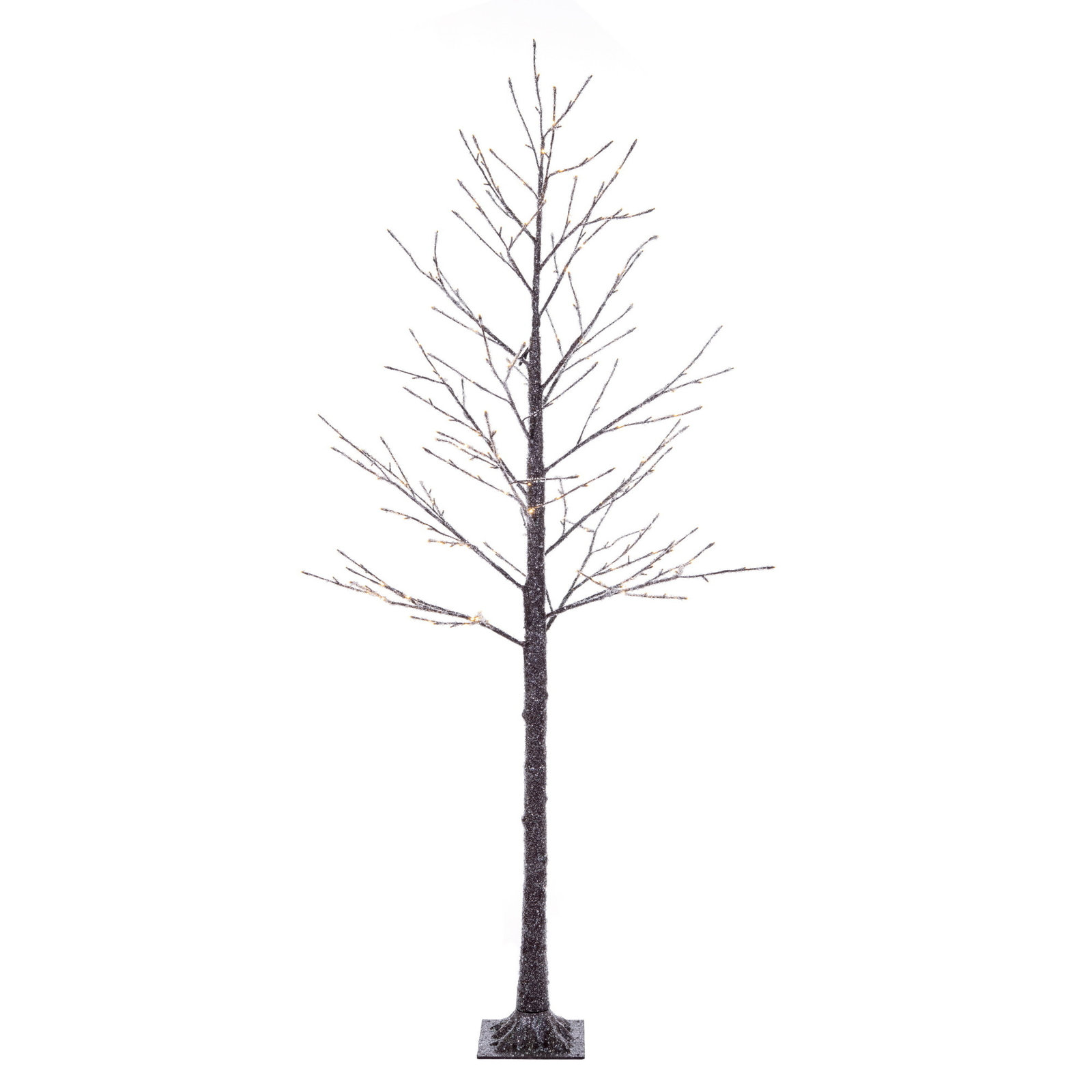 White Pre-Lit Christmas Tree, 8' H