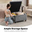 Repose-pieds carré avec rangement Arshi-985560291