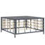 Levity Square Metal Outdoor Dining Table - 70 cm W 70 cm D