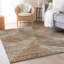 Tapis brun Prisco lavable à la machine de qualité supérieure-812555695