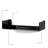 Mericle 2 Piece Metal Bracket Shelf