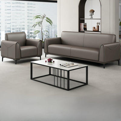 Minimalist sofa and tea table combination