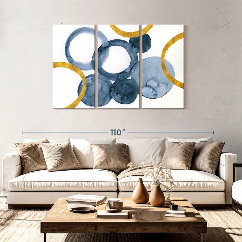 Avery Deep Blue Sea I, 48" H x 74" W