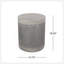 Outdoor Lightweight End Table Round Concrete Outdoor Side Table