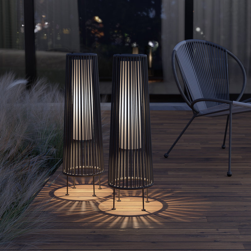 Luminaire solaire de sol GORDES, Gris
