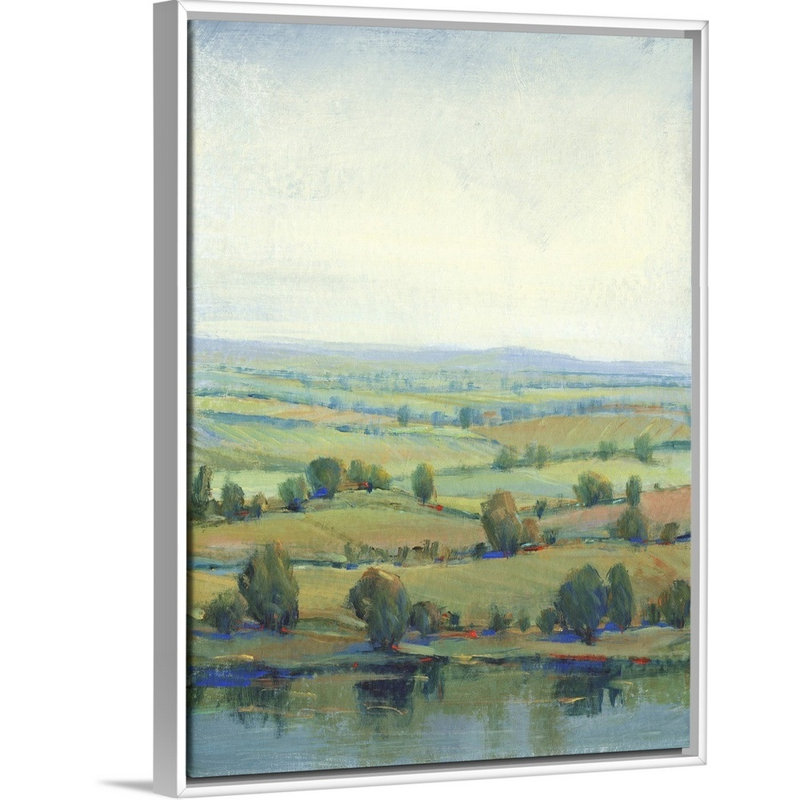 «Paradise Valley II» par Tim O'Toole - reproduction d'art, H 42 po x l 32 po x P 1,75 po, Toile blanche encadrée